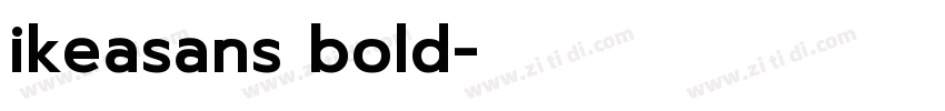 ikeasans bold字体转换